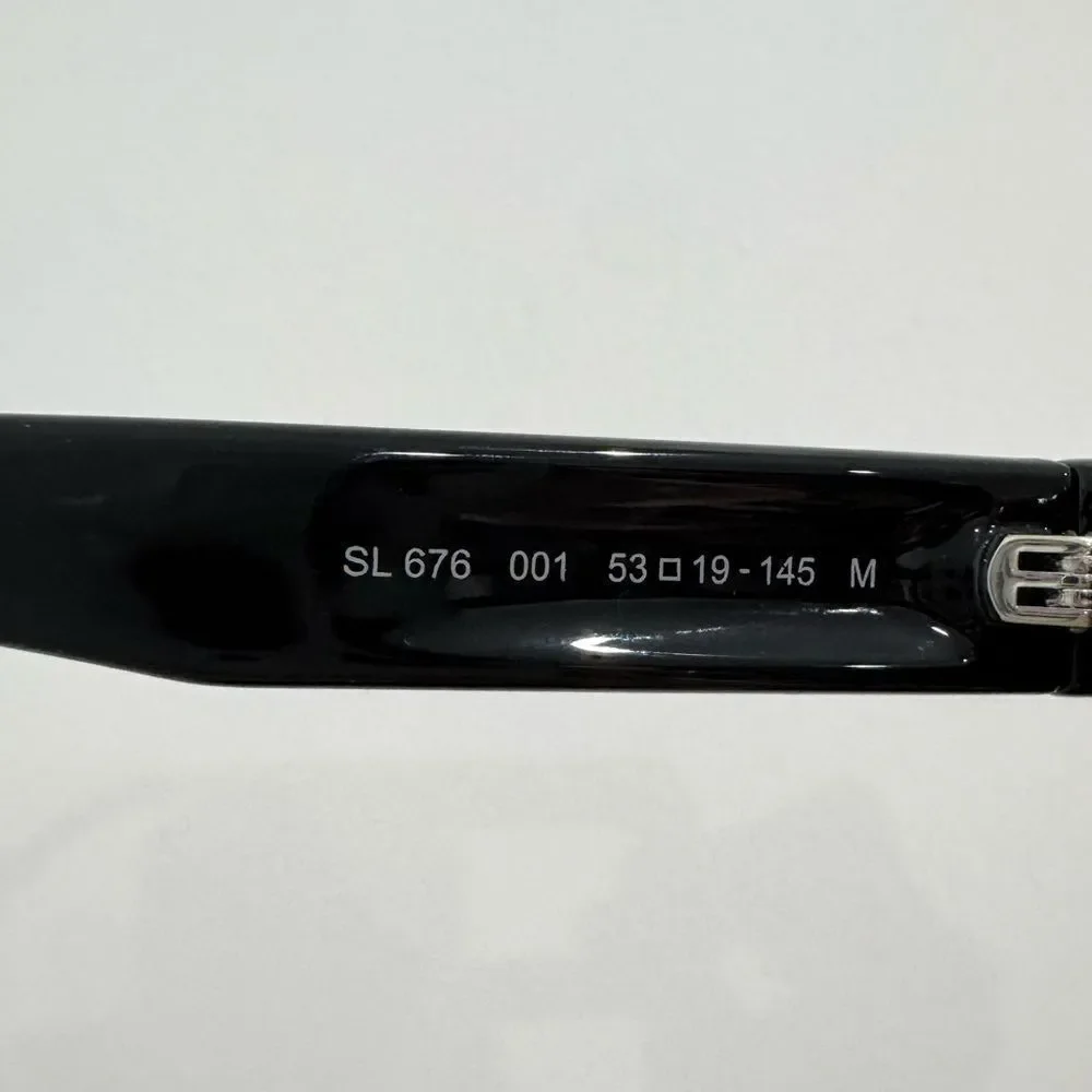 SAINT LAURENT Script Cat Eye Sunglasses, 53mm